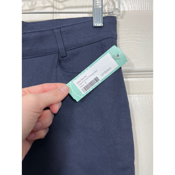 New Stitchfix X Katie Sturino Pippa Stretch Riding Navy Blue Pant Vacation - Picture 2 of 8